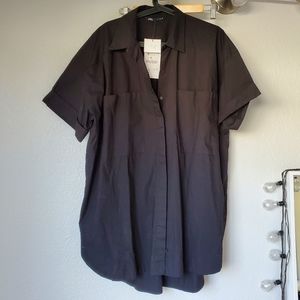 Zara Cotton Shirt dress